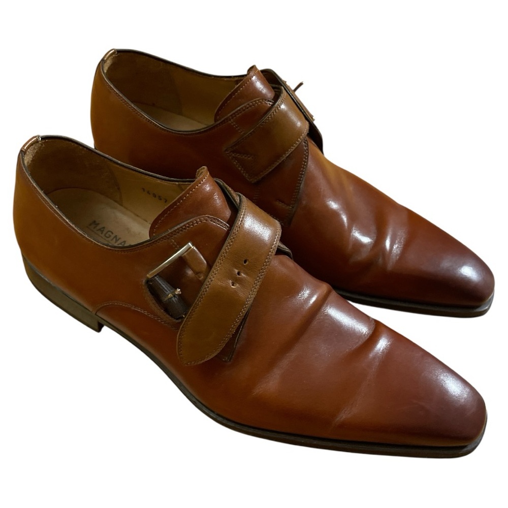 Magnanni Brown Leather Oxfords Classic Formal Shoes
